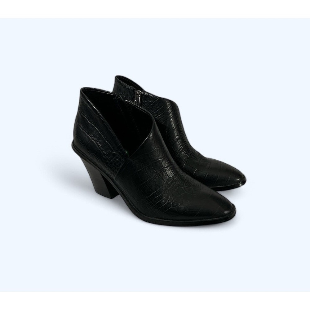Vince Camuto Womens Jorgetta Black Ankle Boots Size 6.5